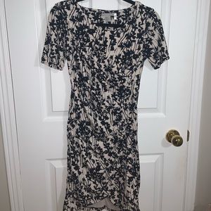 Black and white printed H&M dress